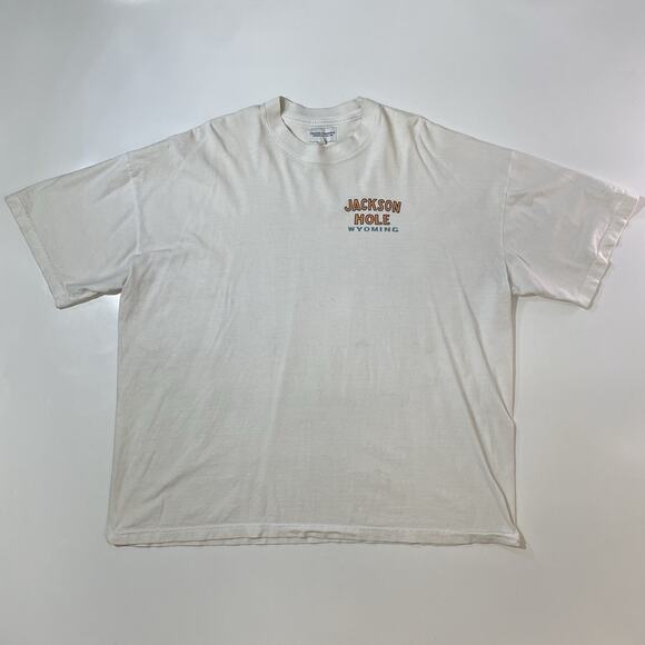 Diamond Cross Ranch Jackson Hole Shirt Men’s 2XL White Western Ski Snowboard - Picture 2 of 8